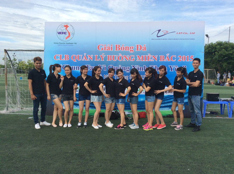 Giải bóng đá giao hữu giữa các đội bóng Housekeeping khu vực Hà Nội 8-2015 - Chung tay vì Quảng Ninh thân yêu