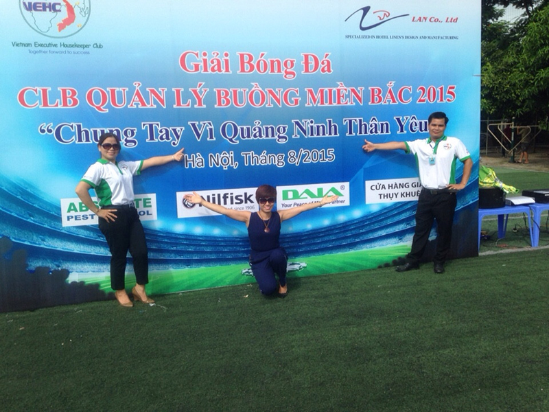 Giải bóng đá giao hữu giữa các đội bóng Housekeeping khu vực Hà Nội 8-2015 - Chung tay vì Quảng Ninh thân yêu
