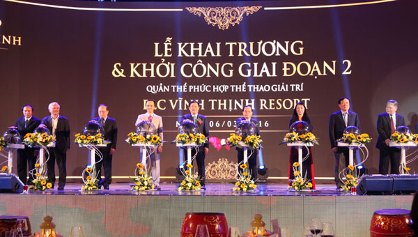 Khánh thành Khu du lịch nghỉ dưỡng FLC Vĩnh Thịnh Resort