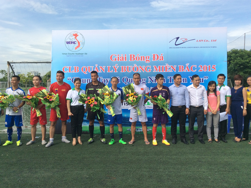 Giải bóng đá giao hữu giữa các đội bóng Housekeeping khu vực Hà Nội 8/2015 - Chung tay vì Quảng Ninh thân yêu