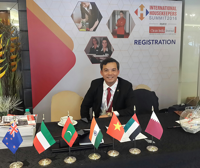 Đại diện CLB Quản lý Buồng Phòng Việt Nam tham dự “International Housekeeper Summit 2016”